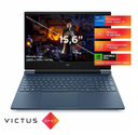 Laptop HP Victus 15-fa1097la - Pantalla 15.6" Full HD 144 Hz IPS, i7-13620H, 16GB DDR4(2X8), 1TB SSD NVME M.2, webcam, wifi, bluetooth, GPU NVIDIA® GeForce RTX™ 4050(GDDR6 6GB), Windows 11 Home español, color Azul. A14LJLA#ABM