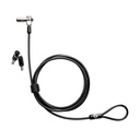 Candado con cable y llave HP Nano - Candado de Seguridad para Portátiles, Metal Galvanizado, Longitud del cable 1,83 m 1AJ39AA