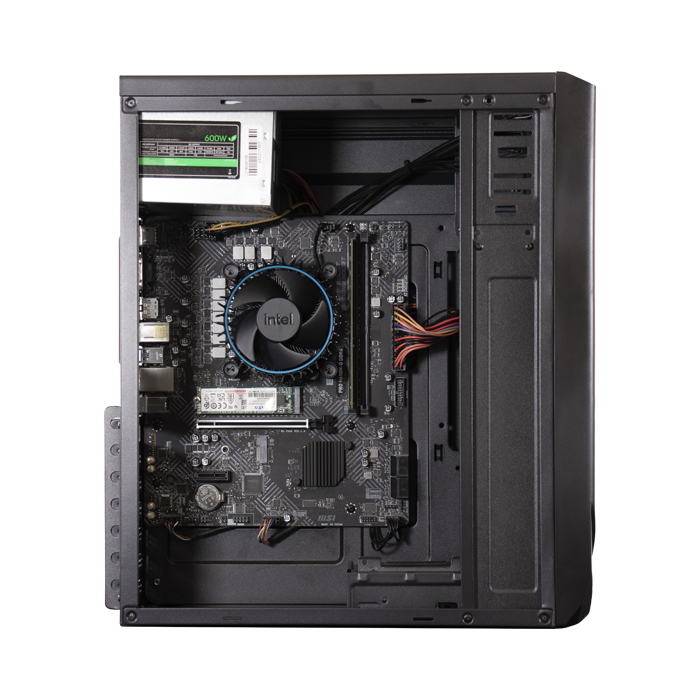 Yoytec Basico i3 - Intel Core i3-12100 4.30 GHz Turbo, RAM 8GB DDR4, Disco de 1TB SSD M.2 Nvme, Teclado, Mouse, Bocinas, Wi-Fi,  Antivirus, Windows 11 Pro OEM Español - MJK Basico i3