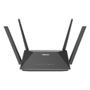 Red Inalambrica Asus RT-AX52 - AX1800 dual band WiFi 6, tecnología ASUS AiMesh WiFi, 1201Mbps + 574Mbps (5.0Ghz/2.4Ghz), RJ-45, 10/100/1000Mbps, cifrado WPA/WPA2/WPA3-Personal, WPA/WPA2-Enterprise. RT-AX52