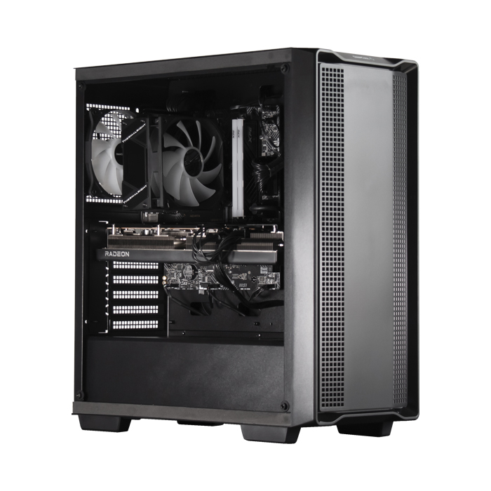 Computador i7 Gaming - Intel Core i7-12700F 4.90 GHz Turbo, AMD Radeon RX7700XT 12GB, Memoria RAM 32GB (2X16GB) DDR4 3600Mhz RGB, Disco SSD 1TB M.2 Nvme, Teclado (RGB), Mouse, Audífonos Gaming, Windows 11 Pro Español - MJK Gaming i7