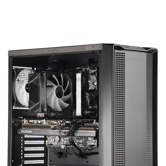 Computador i7 Gaming - Intel Core i7-12700F 4.90 GHz Turbo, AMD Radeon RX7700XT 12GB, Memoria 32GB (2X16GB) DDR4 3600Mhz RGB, 1TB SSD M.2 Nvme, Teclado (RGB), Mouse, Audífonos Gaming, Windows 11 Pro Español - MJK Gaming i7