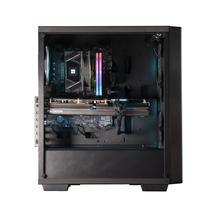 Computador i7 Gaming - Intel Core i7-12700F 4.90 GHz Turbo, AMD Radeon RX7700XT 12GB, Memoria 32GB (2X16GB) DDR4 3600Mhz RGB, 1TB SSD M.2 Nvme, Teclado (RGB), Mouse, Audífonos Gaming, Windows 11 Pro Español - MJK Gaming i7