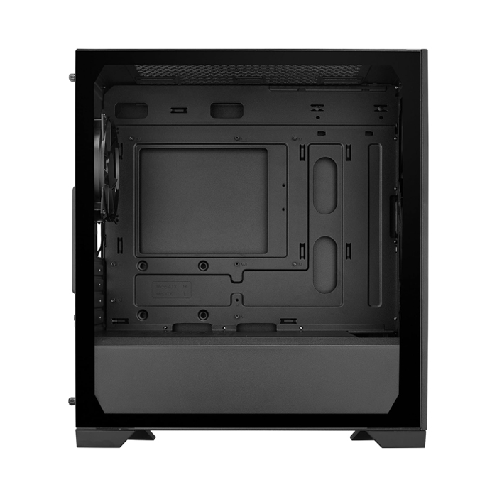 Caja Cooler Master Elite 301 - Para ITX / Micro-ATX, conectores 2x USB 3.2, vidrio templado, color negro. E301-KGNN-S00