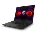 Laptop MSI Vector 16 HX - 16" QHD 240Hz, Intel® Core™ i9-14900HX, 32GB (2x16GB) DDR5, 1TB NVMe PCIe SSD Gen4x4, NVIDIA® GeForce RTX™ 4070 8GB GDDR6 , Windows 11 Home Ingles, Negro. VECTOR16HX14254