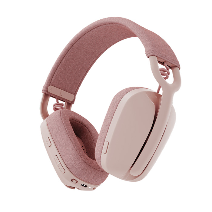 Auricular Logitech Zone Vibe 100 - Audífono con micrófono inalámbrico, bluetooth, supresor de ruido, Compatible: Windows, macOS o ChromeOS y con dispositivos iOS y Android con Bluetooth. 981-001223