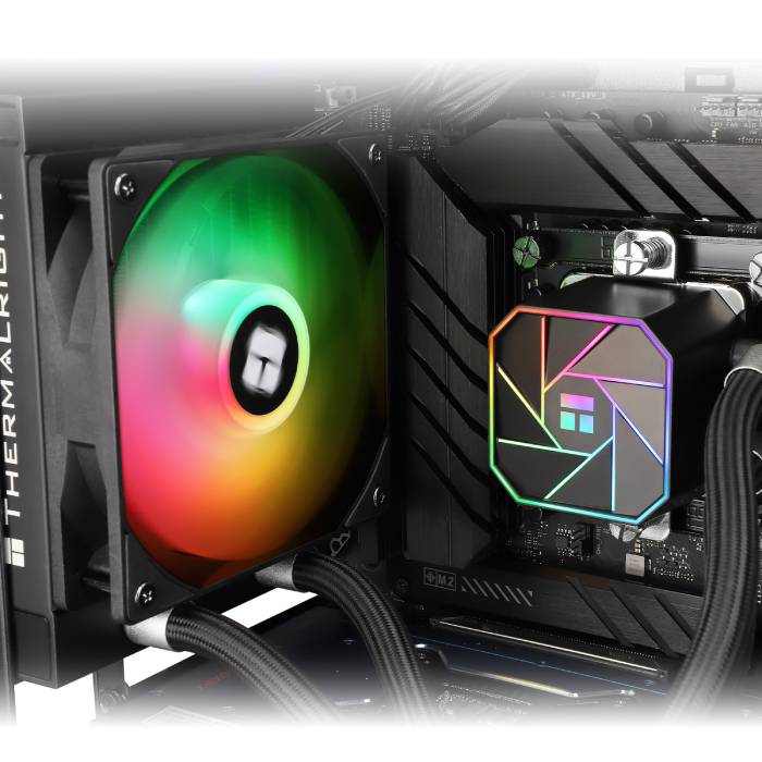 Enfriamiento Líquido Thermalright Aqua Elite 120 V3 ARGB - 120mm 1500 RPM,  66.17 CFM, Socket AMD: AM4, AM5, Intel: 1851, 1700, 115X, 1200.