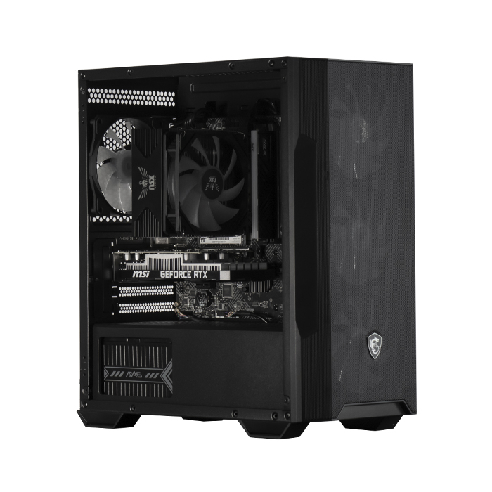 Computador i5 Gaming - Intel Core i5-12400 4.60 GHz Turbo, Nvidia Geforce RTX3050 6GB, Memoria RAM 16GB (1x16GB) 3600Mhz, Disco SSD 1TB M.2 Nvme, Teclado, Mouse, Bocina, Windows 11 Pro OEM Español - MJK Gaming i5