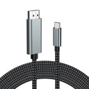 CYA-GER-357 - Cable Audio/Video Tipo C a HDMI(macho) - 4K de alta definición, version 2.0, forrado en Nylon, Color: negro, 6 pies. FY-H-4003 2M