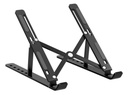 Soporte o Base portátil para Laptop de 9 a 15.6" , ajustable, de aluminio, color Negro. FY-7037-BK