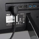 Cable Audio/Video HDMI 2.0 - HDMI 90 grados a HDMI 90 grados(macho), 4K (1080P) TRANS.18 Gbps, HDR, VISION 3D, FHD, UHD, ARC, alta definición, Color: negro, 6 pies. FY-1007 2M