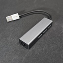 HUB O.E.M. Adaptador 3x USB 3.0, 1x RJ45, FY-D-4014