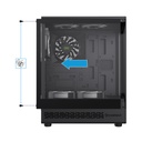 Caja GameMax - Para ATX,Micro ATX,Mini-ITX, conectores 1x USB 3.0, vidrio templado, color negro. VISTA COC BK