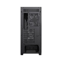 Caja GameMax - Para E-ATX, ATX, M-ATX, ITX, conectores 1x USB 3.0, 2x USB 2.0, vidrio templado, Sin ventilador, color negro. Siege BK