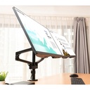 Soporte Doble MSI PRO MT81D - Para 2 monitor LCD/LED, VESA 75x75/100x1 soporta 17" hasta 32", hasta 8 kg/17.6 lb por brazo, color negro. PRO MT81D