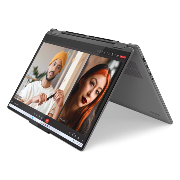 Laptop Lenovo Yoga 7 16IML9 2 en 1- 16" WUXGA (1920x1200) IPS, Intel Core Ultra 7 155U, 16GB LPDDR5, 1 TB SSD M.2 NVME, Webcam, Wifi, Bluetooth, Gráficos Intel Iris Xe, Windows 11 Home, inglés, Color Negro. 83DL0002US