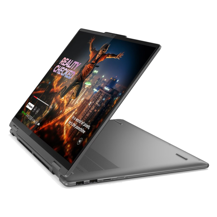 Laptop Lenovo Yoga 7 16IML9 2 en 1- 16" WUXGA (1920x1200) IPS, Intel Core Ultra 7 155U, 16GB LPDDR5, 1 TB SSD M.2 NVME, Webcam, Wifi, Bluetooth, Gráficos Intel Iris Xe, Windows 11 Home, inglés, Color Negro. 83DL0002US