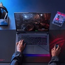 Laptop Asus ROG Strix G1814, Pantalla 18" (2560 x 1600, WQXGA), i9 14900HX, 32GB RAM DDR5, 1TB SSD, Gráficos NVIDIA® GeForce RTX™ 4060 8GB 240hz, Webcam, BT, Windows 11 Home en Inglés, Color Negro/Gris. G814JVR-IS96