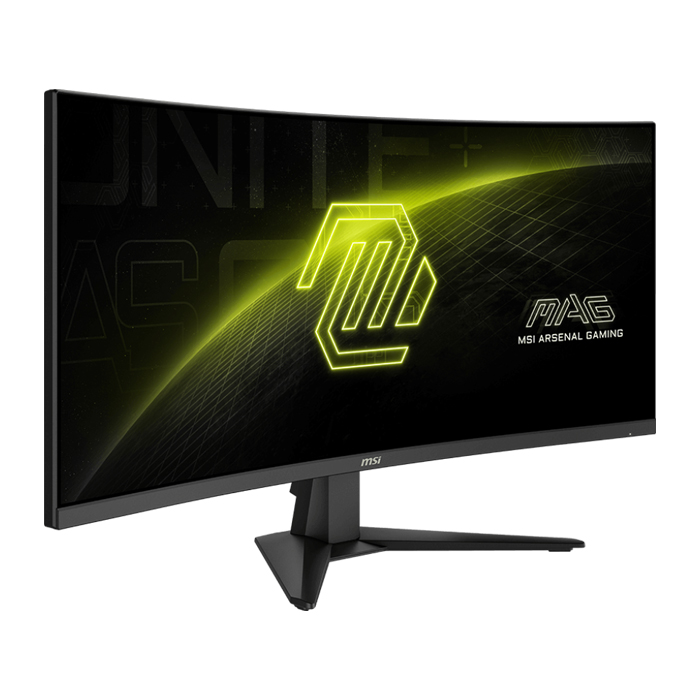 Monitor Curvo Gaming MSI - 34", (3440 x 1440) UWQHD, 180Hz, 1ms, 21:9, 3000:1, 1x DisplayPort, 2x HDMI, Negro. MAG 346CQ