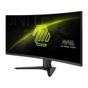 Monitor Curvo Gaming MSI - 34", (3440 x 1440) UWQHD, 180Hz, 1ms, 21:9, 3000:1, 1x DisplayPort, 2x HDMI, Negro. MAG 346CQ