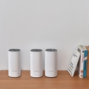 Redes Inalambrica TP-Link Deco E4 - Sistema Wi-Fi mesh para el hogar, 3 pack, AC1200 (300Mbps+867Mbps), banda dual 2.4GHz/5GHz, color blanco. Deco E4 (3-pack)