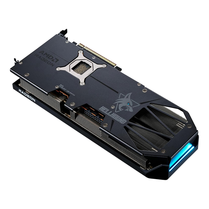 Tarjeta de Video PowerColor Hellhound AMD Radeon RX9070XT - 16GB GDDR6, 256-bit, 1 x HDMI 2.1，3 x DisplayPort 2.1, PCIE 4.0 x 8, 2x Abanico. RX9070XT 16G-A (copia)