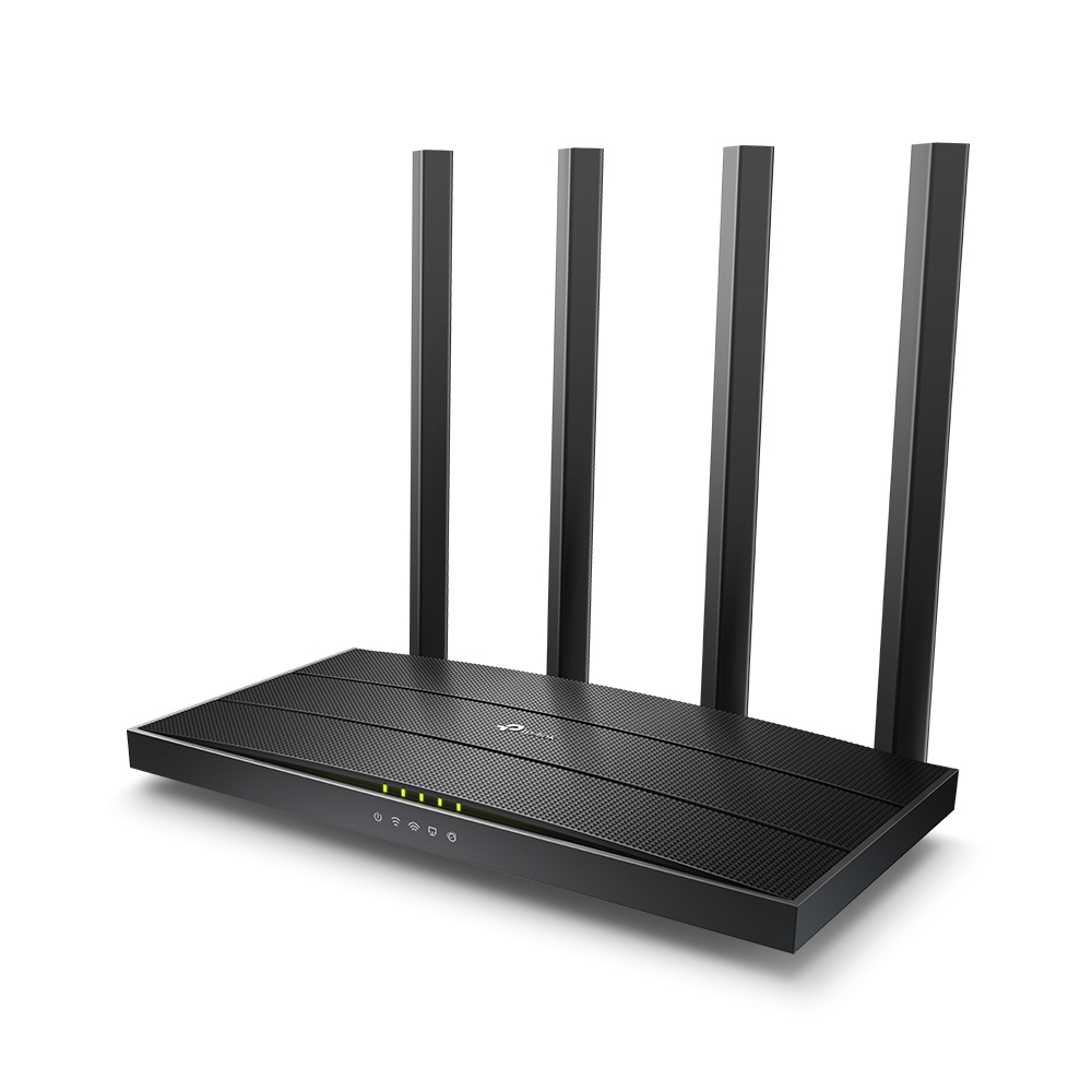 Router Inalámbrico TP-Link Archer C6 V4 - MU-MIMO, 802.11ac (867Mbps+400Mbps), banda dual 2.4GHz/5GHz, 4 puertos 10/100/1000Mbps, 4x antenas. Archer C6 V4