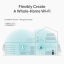 Router Inalámbrico TP-Link Archer C6 V4 - MU-MIMO, 802.11ac (867Mbps+400Mbps), banda dual 2.4GHz/5GHz, 4 puertos 10/100/1000Mbps, 4x antenas. Archer C6 V4