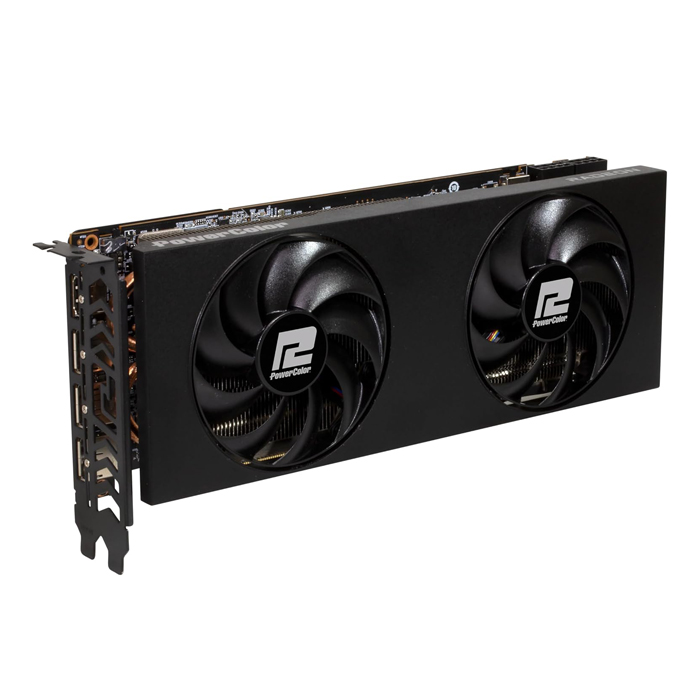 Tarjeta de Video PowerColor AMD Radeon RX7800XT - 16GB GDDR6, 192-bit, 1 x HDMI 2.1，3 x DisplayPort 2.1, PCIE 4.0 x 8, 2x Abanico. RX7800XT 16G-P
