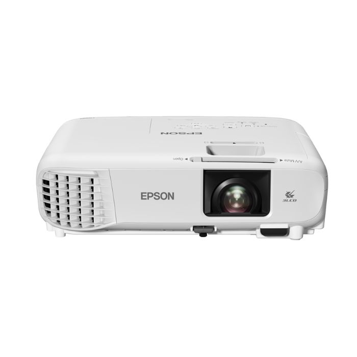 Proyector Epson PowerLite W49 - De 3800 lumen, 3LCD WXGA 1280x800, 16000:1, 4:3, vida util de la lámpara hasta 17,000 horas Eco, tecnología Quick Corner, usb, hdmi, vga, color blanco. V11H983020
