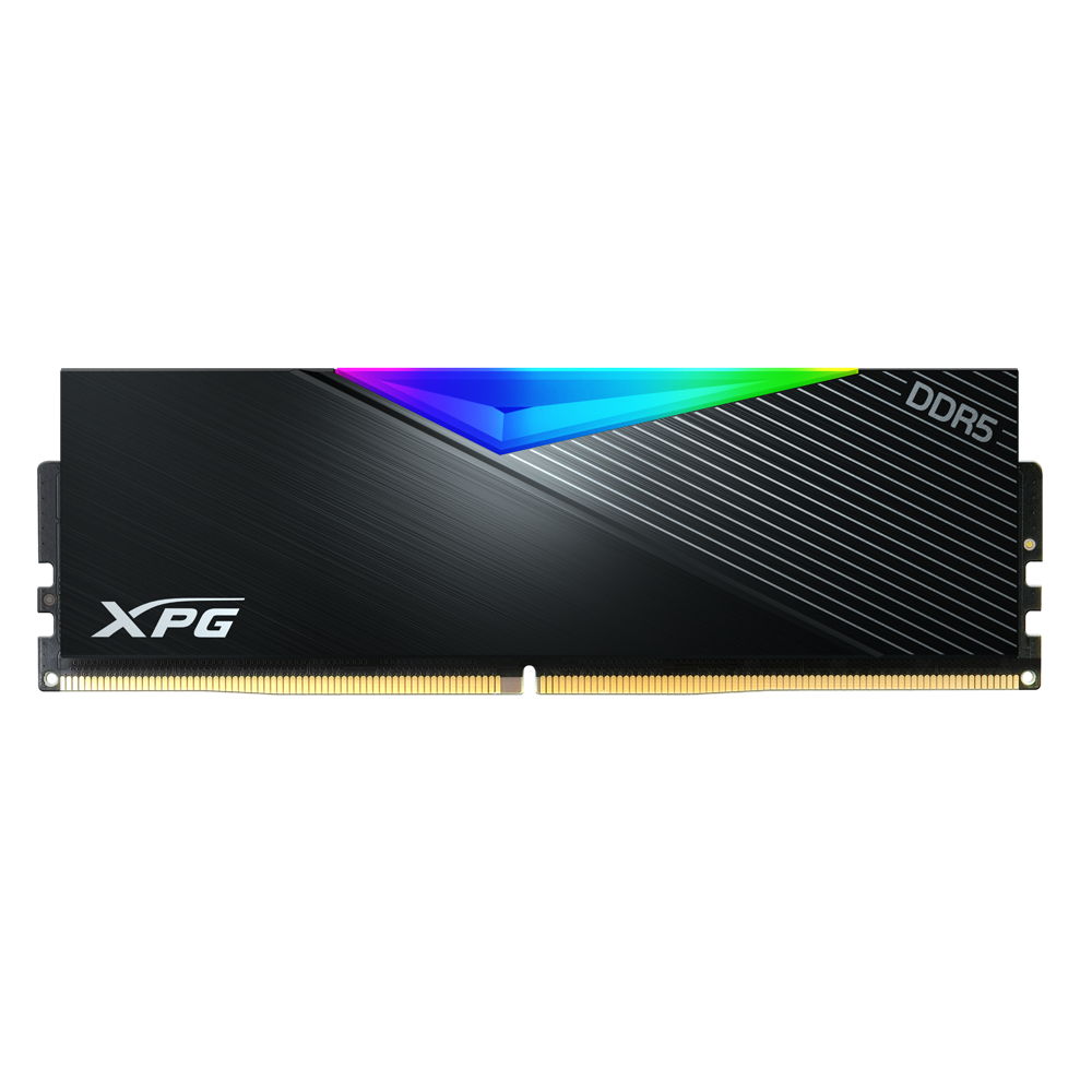 Memoria Ram DIMM ADATA XPG Lancer RGB - Capacidad de 16GB DDR5 U-DIMM, 6800MHz, ECC, CL34, 1.4V, color negro. AX5U6800C3416G-CLARBK