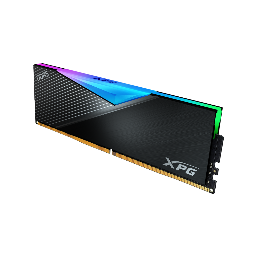 Memoria Ram DIMM ADATA XPG Lancer RGB - Capacidad de 16GB DDR5 U-DIMM, 6800MHz, ECC, CL34, 1.4V, color negro. AX5U6800C3416G-CLARBK