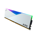 Memoria Ram DIMM ADATA XPG Lancer RGB - Capacidad de 16GB DDR5 U-DIMM, 6800MHz, ECC, CL34, 1.4V, color blanco. AX5U6800C3416G-CLARWH