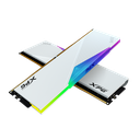 Memoria Ram DIMM ADATA XPG Lancer RGB - Capacidad de 16GB DDR5 U-DIMM, 6800MHz, ECC, CL34, 1.4V, color blanco. AX5U6800C3416G-CLARWH