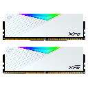 Memoria Ram DIMM ADATA XPG Lancer RGB - Capacidad de 16GB DDR5 U-DIMM, 6800MHz, ECC, CL34, 1.4V, color blanco. AX5U6800C3416G-CLARWH