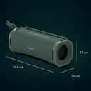 Bocina Sony, parlante portátil inalámbrico de 7.5W, Bluetooth 5.3, resistente al agua y polvo IP67, ULT FIELD 1, gris. SRS-ULT10/H