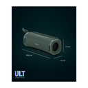 Bocina Sony, parlante portátil inalámbrico de 7.5W, Bluetooth 5.3, resistente al agua y polvo IP67, ULT FIELD 1, gris. SRS-ULT10/H