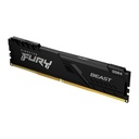 Memoria Ram DIMM Fury Beast Black XMP - 16GB (1x16GB) DDR4 3200MT/s CL16  DIMM. KF432C16BB/16