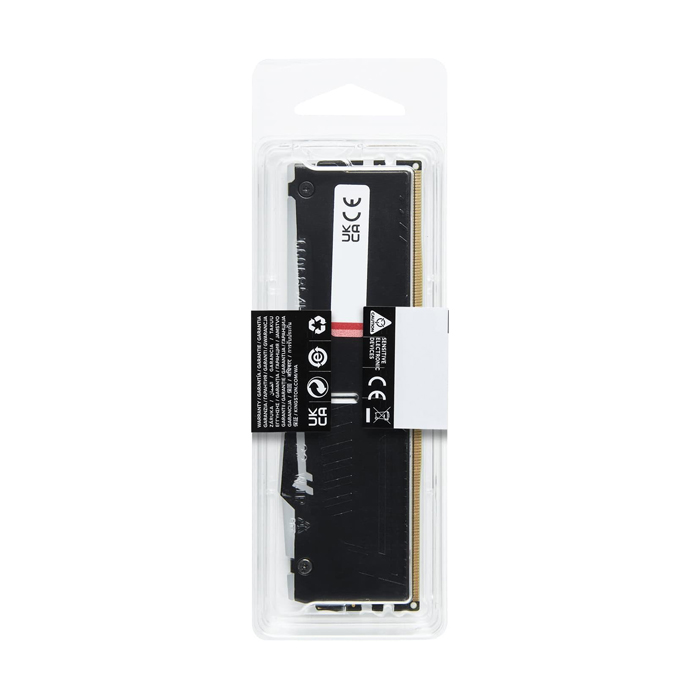 Memoria Dimm FURY Beast Black RGB XMP - 32GB (1x16GB) DDR5 5600MT/s CL40, DIMM. KF556C40BBA-32