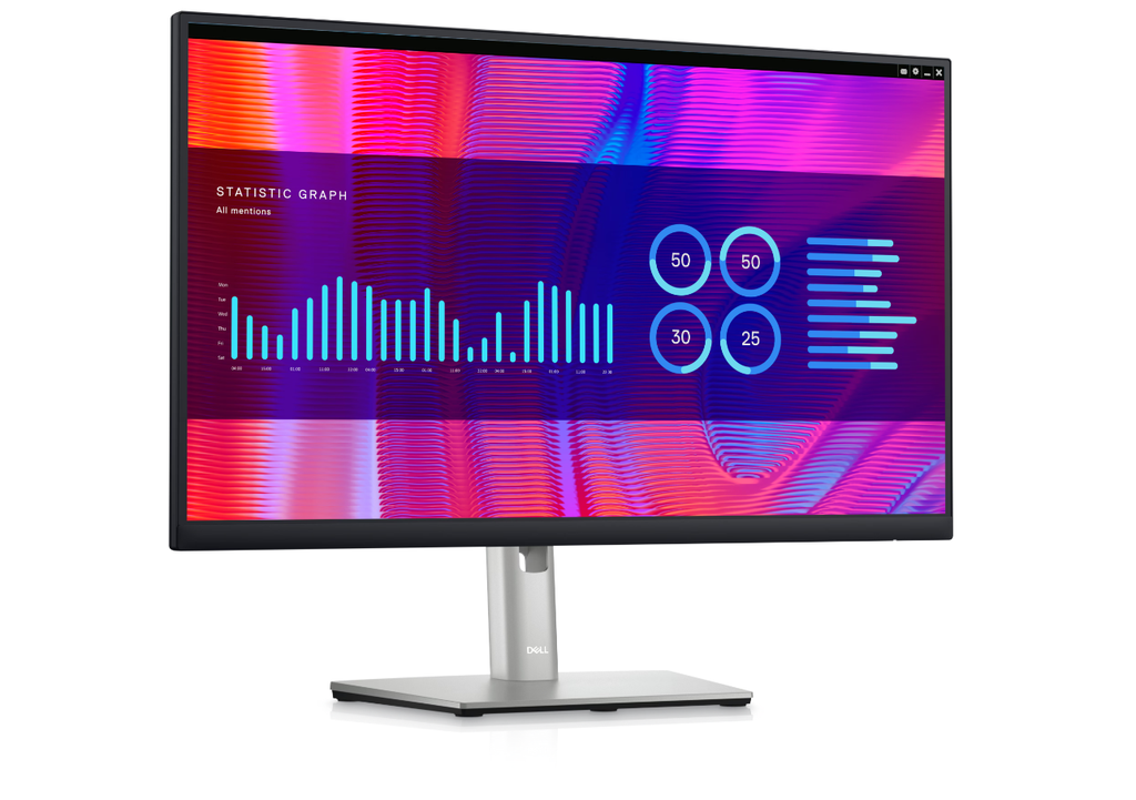 Monitor Dell P2423D - Pantalla 23.8" LCD, widescreen 16:9, 2560 x 1440, 1000:1 / 1000:1 , 300cd/m2, 5ms, hdmi, displayport, 4 x usb, color negro. (copia)