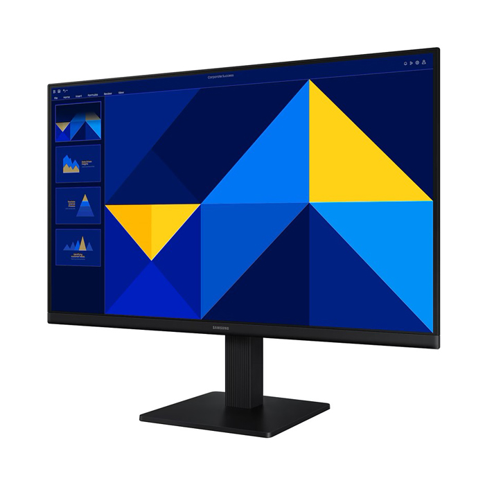 Monitor Samsung Flat S3 S30GD - 27" IPS, FHD (1920 x 1080), 250cd/m2, 100Hz, 5ms, 16:9, 1000:1, Vga, Hdmi 1.4, Color Negro. LS27D300GANXZA