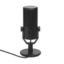 Micrófono Alambrico Usb Jbl Quantum Stream Doble Patron Para Trasmision Negro Jblqstreamblkam