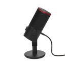 Micrófono Alambrico Usb Jbl Quantum Stream Doble Patron Para Trasmision Negro Jblqstreamblkam