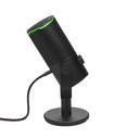 Micrófono Alambrico Usb Jbl Quantum Stream Doble Patron Para Trasmision Negro Jblqstreamblkam