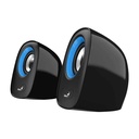 Parlante Genius SP-Q160 - Mini altavoz USB, Conector de audio 3.5mm, Alimentación USB, Color Azul. 31730027403
