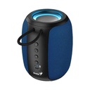 Parlante Genius Sp-915BT - Bluetooth 5.3 de 5 Vatios (RMS), carga USB-C, 6 horas de reproducción, Color Negro/Azul, 31730052402