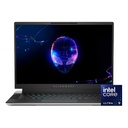 Laptop Dell AlienWare X16R2 - 16" FHD 1920x1200, 240 Hz, Intel® Core™ Ultra 9 185H, 16 núcleos, 32 GB LPDDR5X, 1 TB M.2 NVMe SSD, NVIDIA RTX 4070 8 GB GDDR6, Webcam, WiFi, Bluetooth, Windows 11 Home. AWM16R-9517SLV