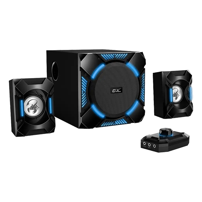 Parlantes Genius SW-G2.1 1200 -  31730044401 Negro