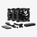 Abanico Aerocool Astro 12 Pro 2 Ventiladores Argb Pro 120mm 1 Concentrador De Control H66f Control Remoto Negro Acf3-At10217.02