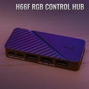 Abanico Aerocool Astro 12 Pro 2 Ventiladores Argb Pro 120mm 1 Concentrador De Control H66f Control Remoto Negro Acf3-At10217.02